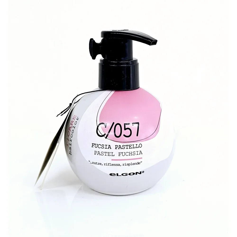 ELGON I CARE haircolor – hooldav loputatav värvikreem, C/057, PASTEL FUCHSIA