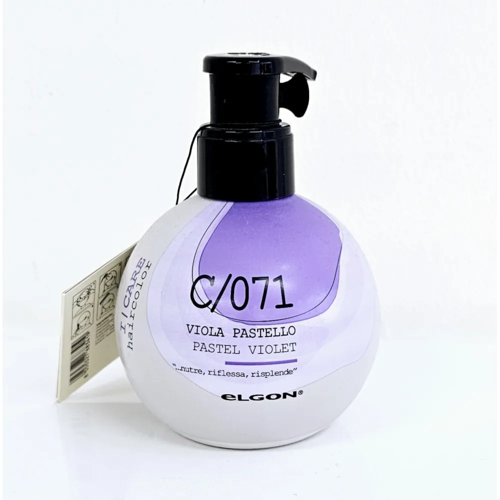 ELGON I CARE haircolor – konditsioneeriv loputatav tooniv kreem, C/071, pastellvioletne