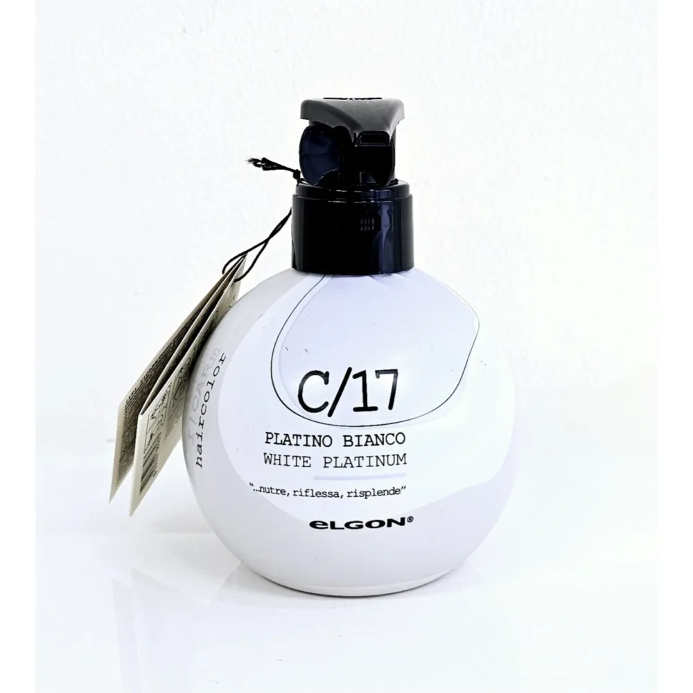ELGON I CARE haircolor – hooldav loputatav värvikreem, C/17 WHITE PLATINUM