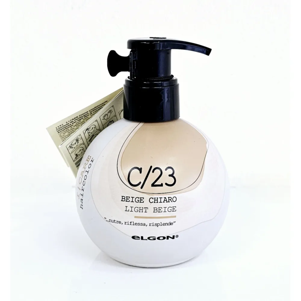 ELGON I CARE haircolor - konditsioneeriv loputatav värvikreem, C/23, LIGHT BEIGE
