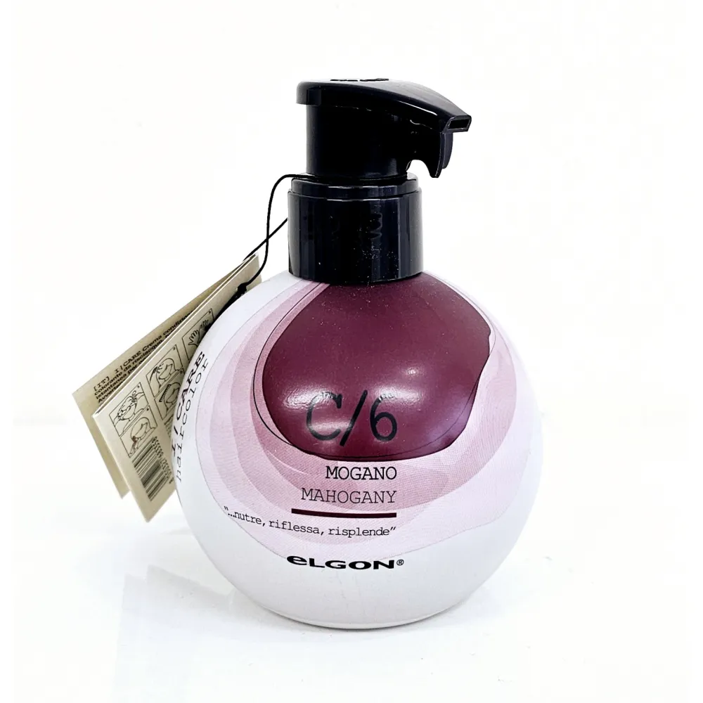 ELGON I CARE Haircolor – palsamiga loputatav tooniv värvikreem, C/6 Mahogany