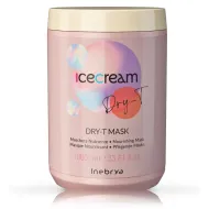 Inebrya Ice Cream Dry-T Mask – toitev juuksemask kuivadele ja kahjustatud juustele, 1000 ml