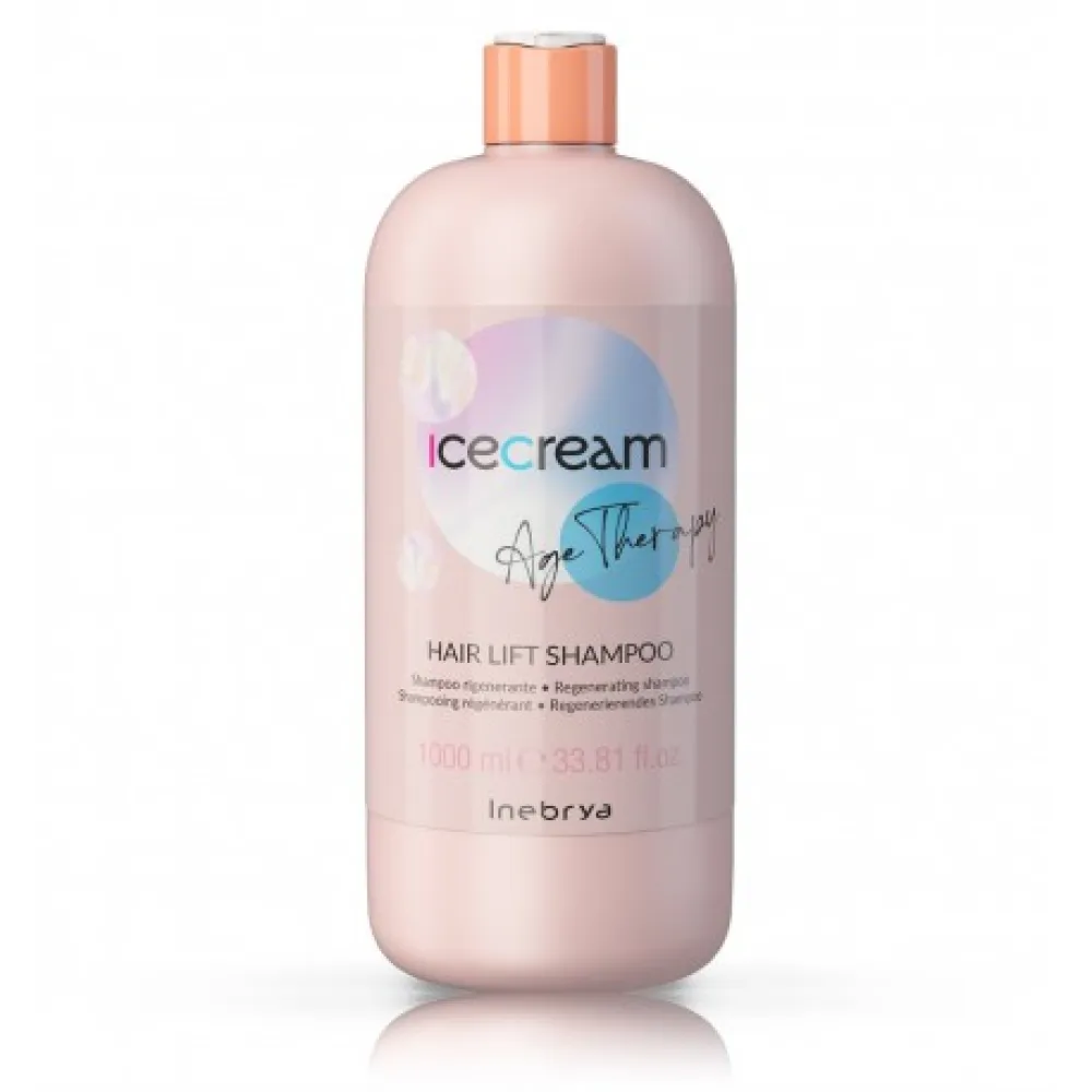 Inebrya Ice Cream Age Therapy Hair Lift Shampoo - Taastav šampoon, 1000 ml