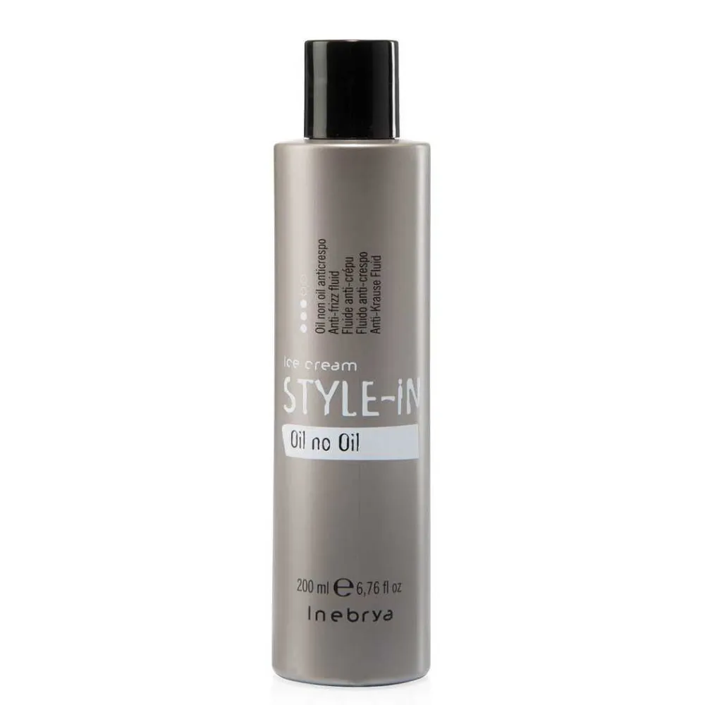Inebrya Style-In Oil Non Oil - juuksefluid lokkis juustele, 200 ml