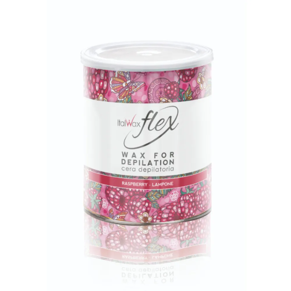 ItalWax Flex Raspberry wax - titaanoksiidivaha vaarikaaroomiga, 800 ml