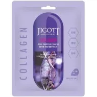 Jigott Collagen Real Ampoule Mask – kangast näomask, 27 ml