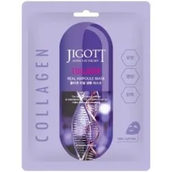 Jigott Collagen Real Ampoule Mask – kangast näomask, 27 ml
