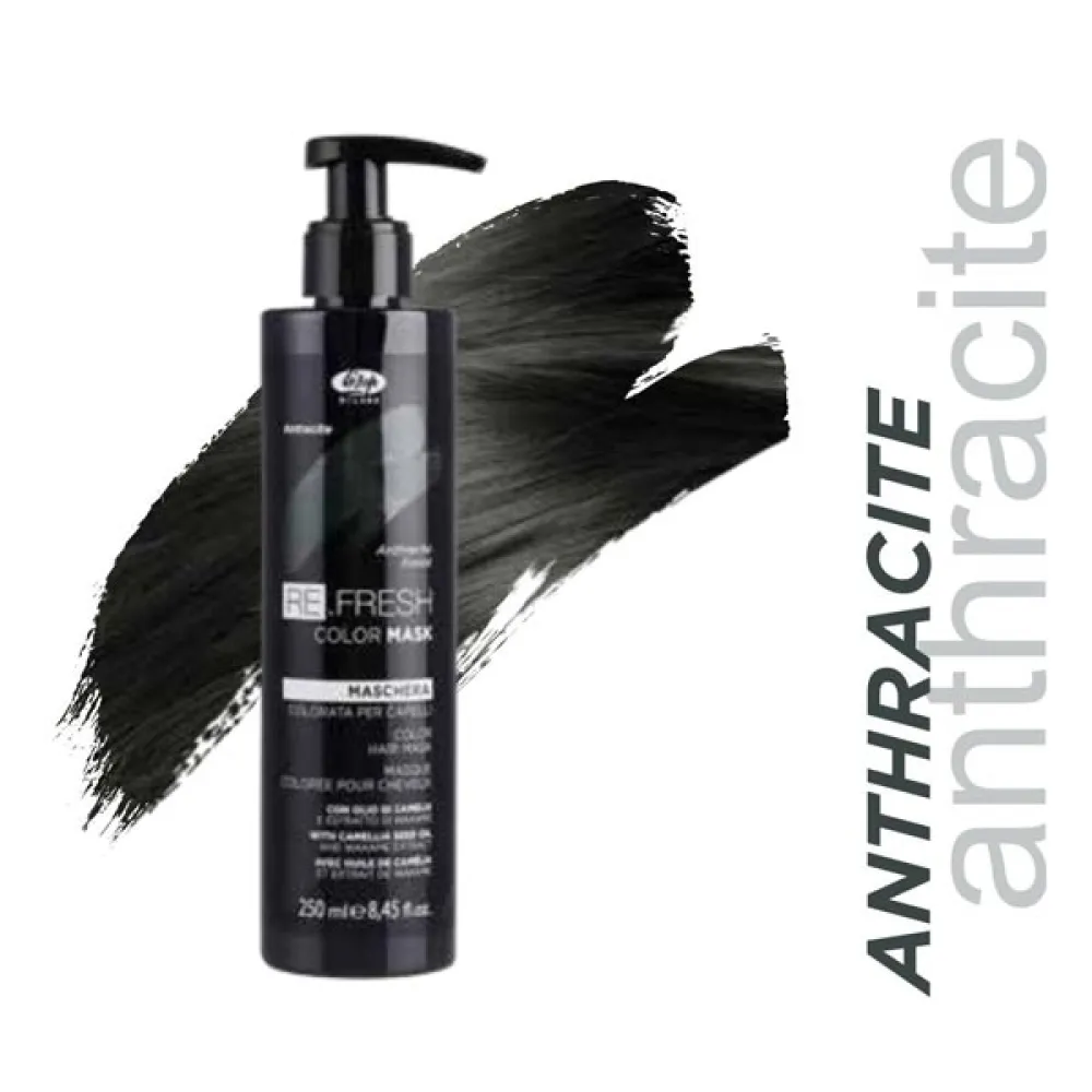 Lisap Milano Re.Fresh Color Mask - tooniv mask, ANTRACITE