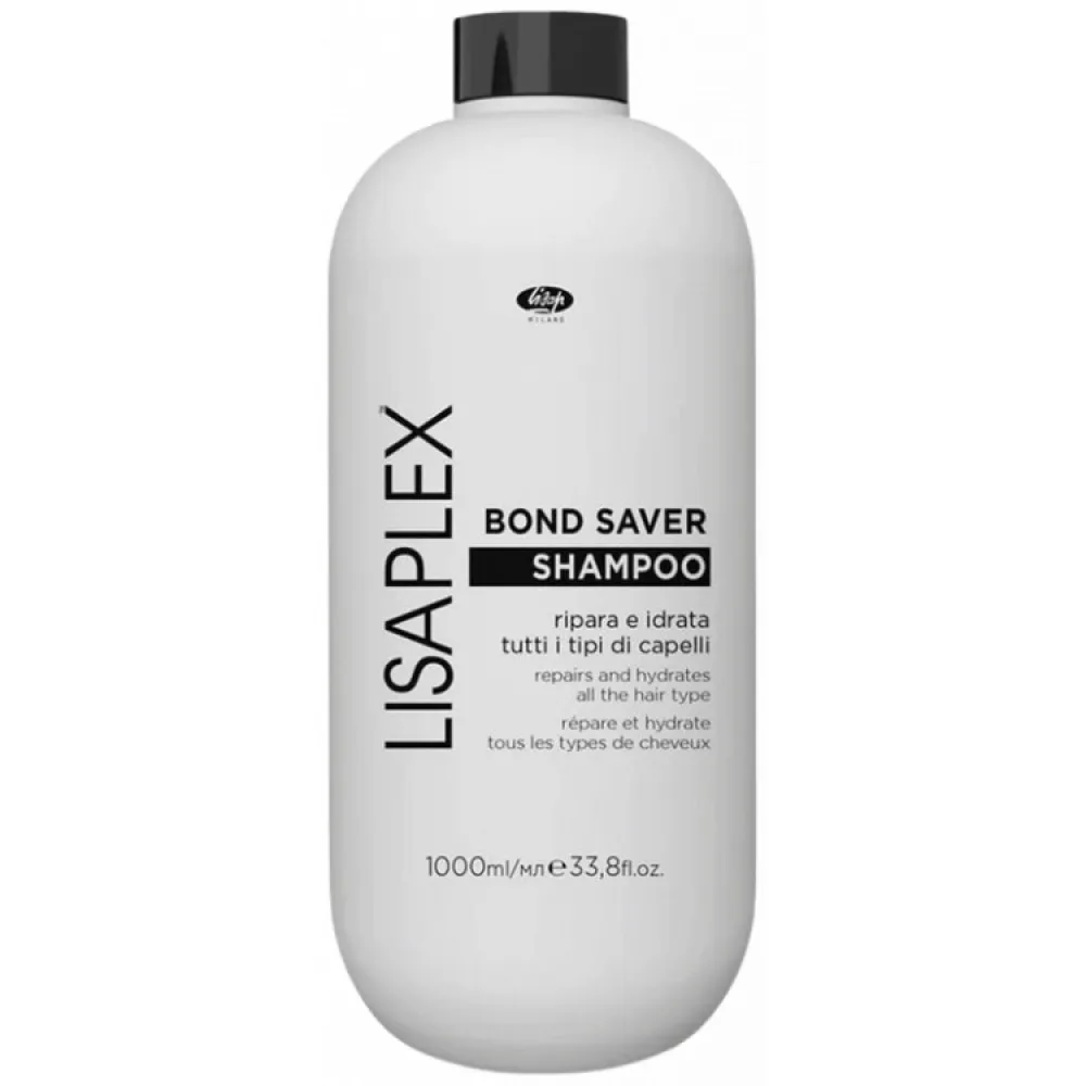 Lisap Lisaplex Bond Saver Shampoo – taastav ja niisutav šampoon kõigile juuksetüüpidele, 1000 ml