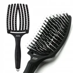 Olivia Garden Fingerbrush Combo Large Black - juuksehari