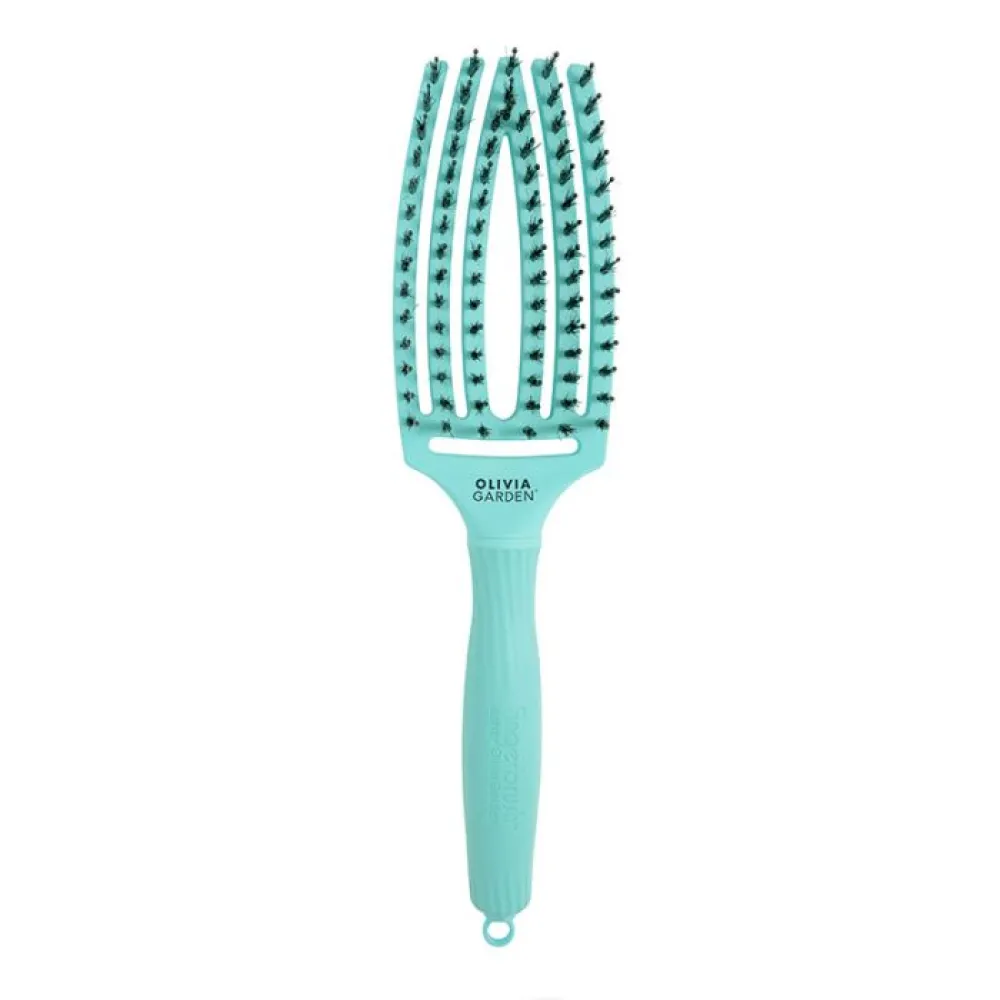 Olivia Garden Fingerbrush TROPICAL MINT Combo Medium - juuksehari