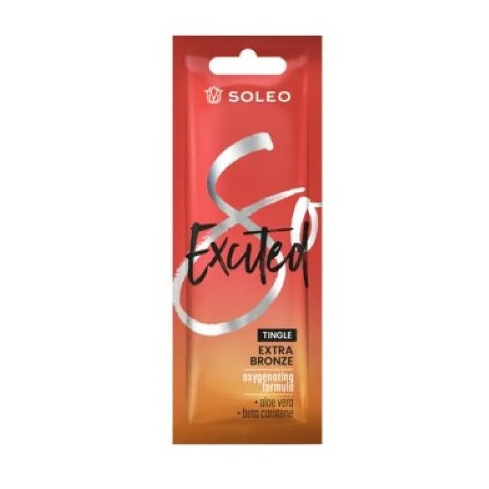 SOLEO So Excited TINGLE Extra Bronze - Solaarjumiskreem tingle-efektiga, 15 ml