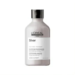 L'Oréal Professionnel Serie Expert Silver Shampoo — neutraliseeriv šampoon hallidele või pleegitatud juustele, 300 ml