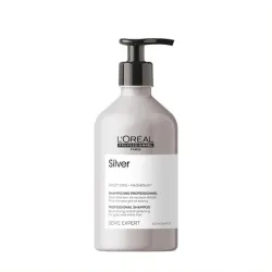 L'Oreal Professionnel Serie Expert Silver Shampoo – neutraliseeriv šampoon hallidele ja pleegitatud juustele, 500 ml