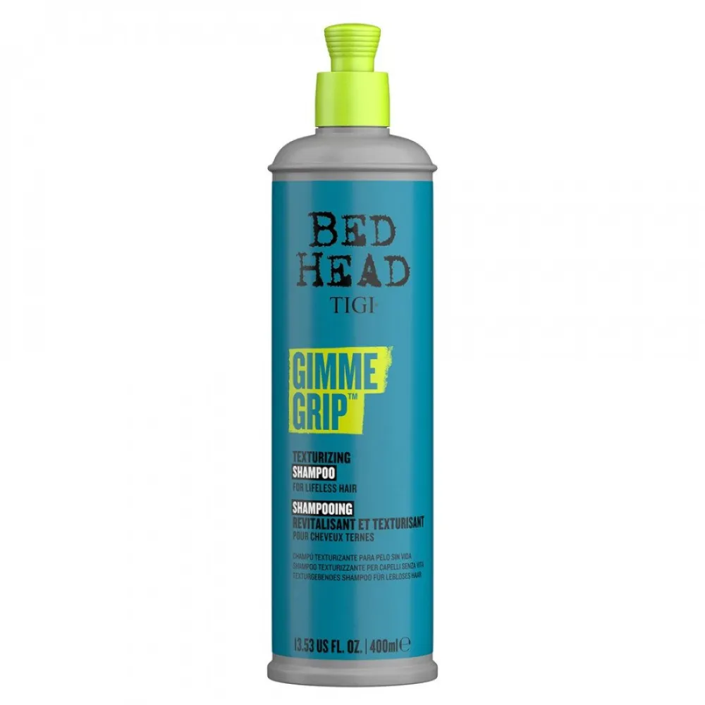 TIGI Bed Head Gimme Grip Shampoo — tekstureeriv šampoon, 400 ml