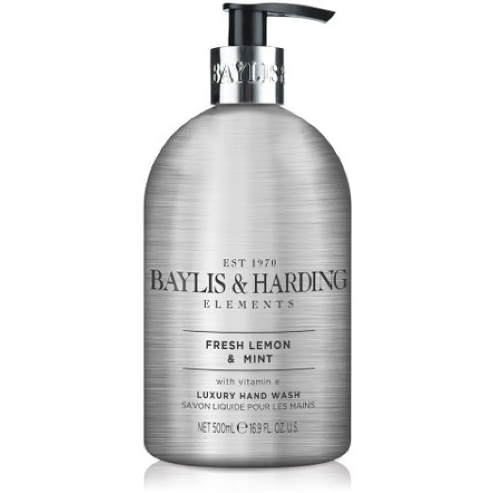 Baylis&Harding Elements - Fresh Lemon & Mint vedel kätepesuseep, 500 ml