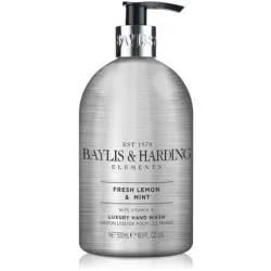 Baylis&Harding Elements - Fresh Lemon & Mint vedel kätepesuseep, 500 ml