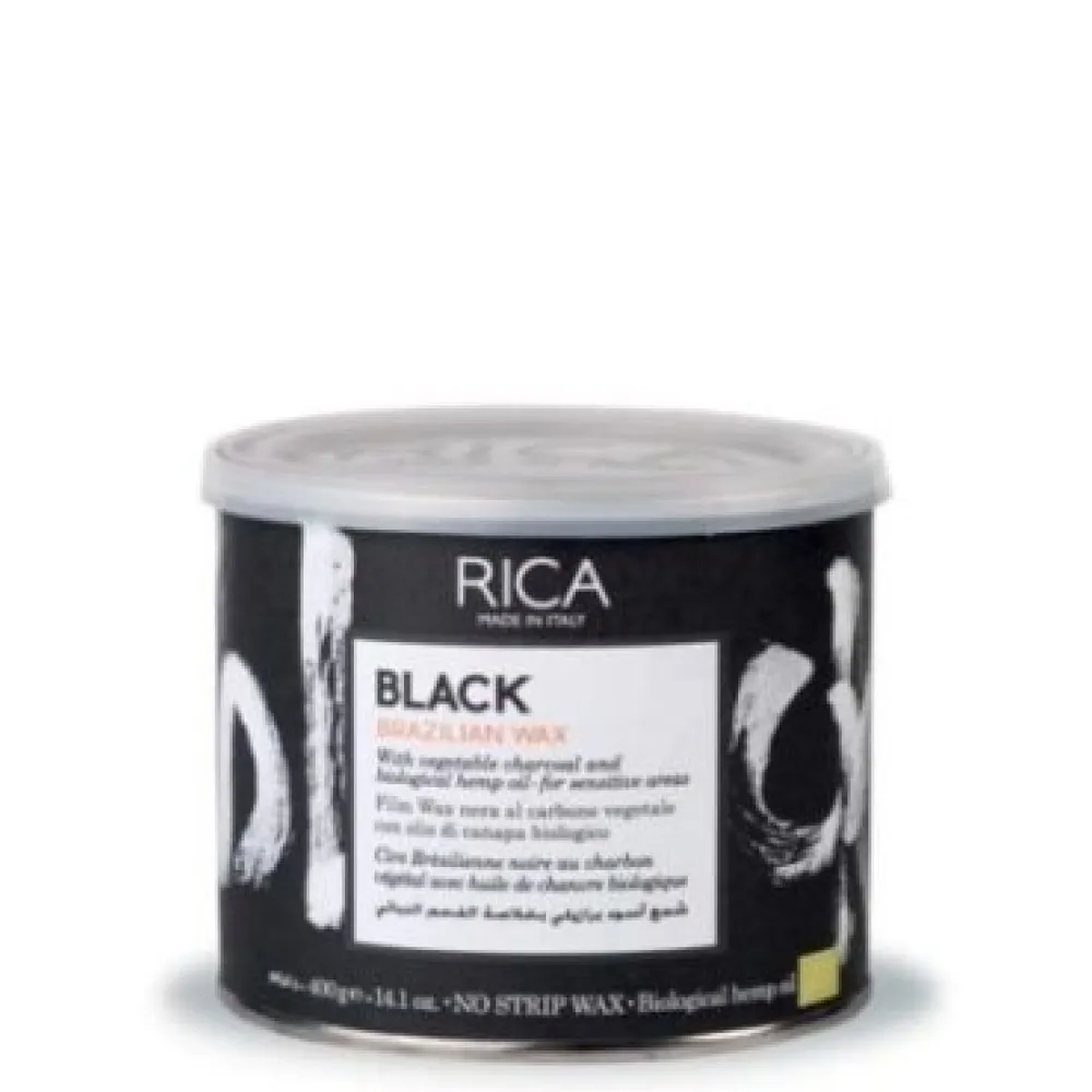 RICA BLACK Brazilian Wax – must Brasiilia kõvavaha, 400 ml