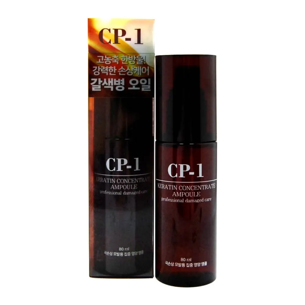 CP-1 Keratin Concentrate Ampoule – kontsentreeritud keratiiniesents habrastele, kuivadele ja sähisele juustele, 80 ml