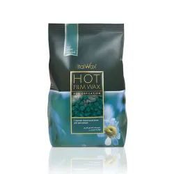 ItalWax Hot Film Wax Azulene - Läbipaistev filmivaha AZULENE, 1000 g