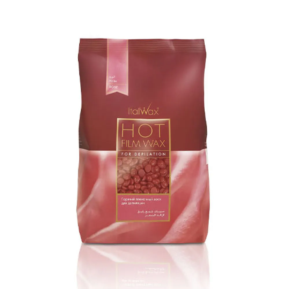 ItalWax Hot Film Wax ROSE – Läbipaistev kilevaha ROOS, 1000 g