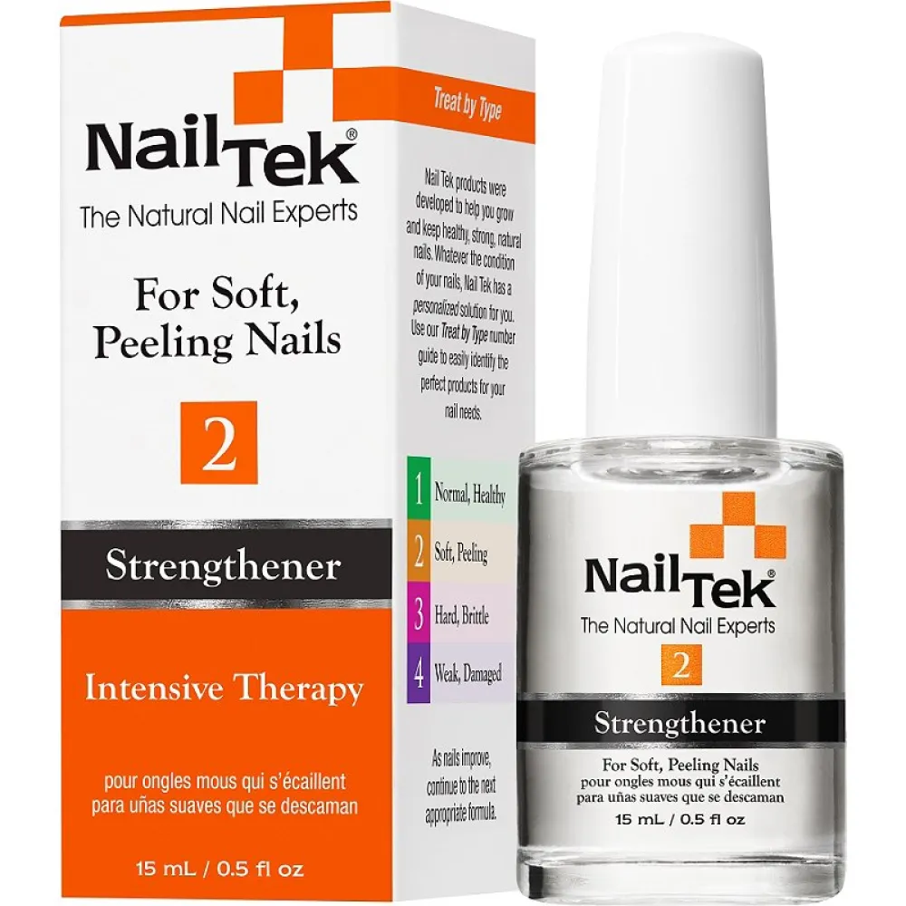 Nail Tek 2 Strengthener Intensive Therapy - küünte tugevdamise vahend õhukestele ja pehmetele küüntele