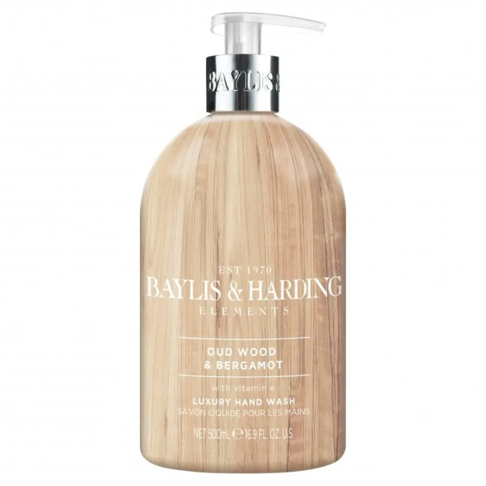 Baylis&Harding Elements - Oud & Bergamot vedel käte seep, 500 ml