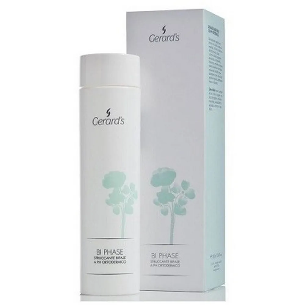 GERARD'S BI PHASE kahefaasiline meigieemaldaja, naha pH-iga ühilduva koostisega, 200 ml