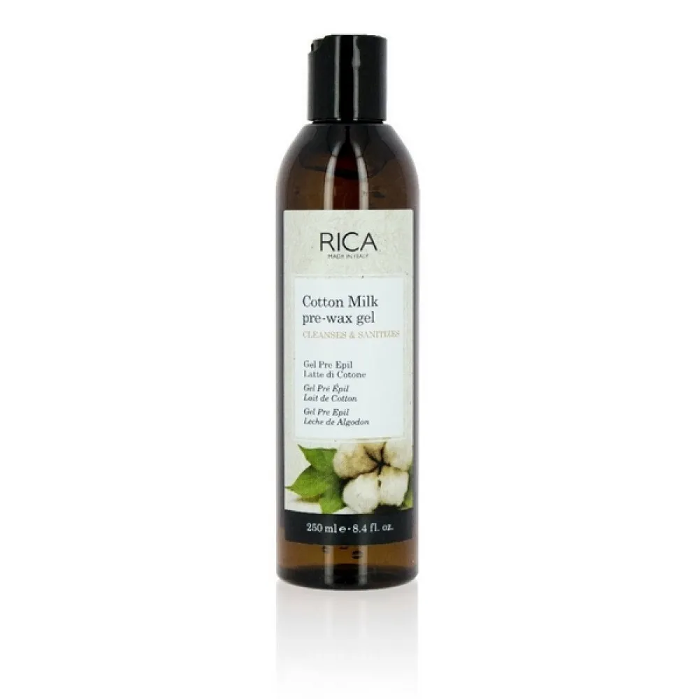 RICA Cotton Milk Pre-wax Gel – puuvillaekstraktiga eelvaha geel, 250 ml