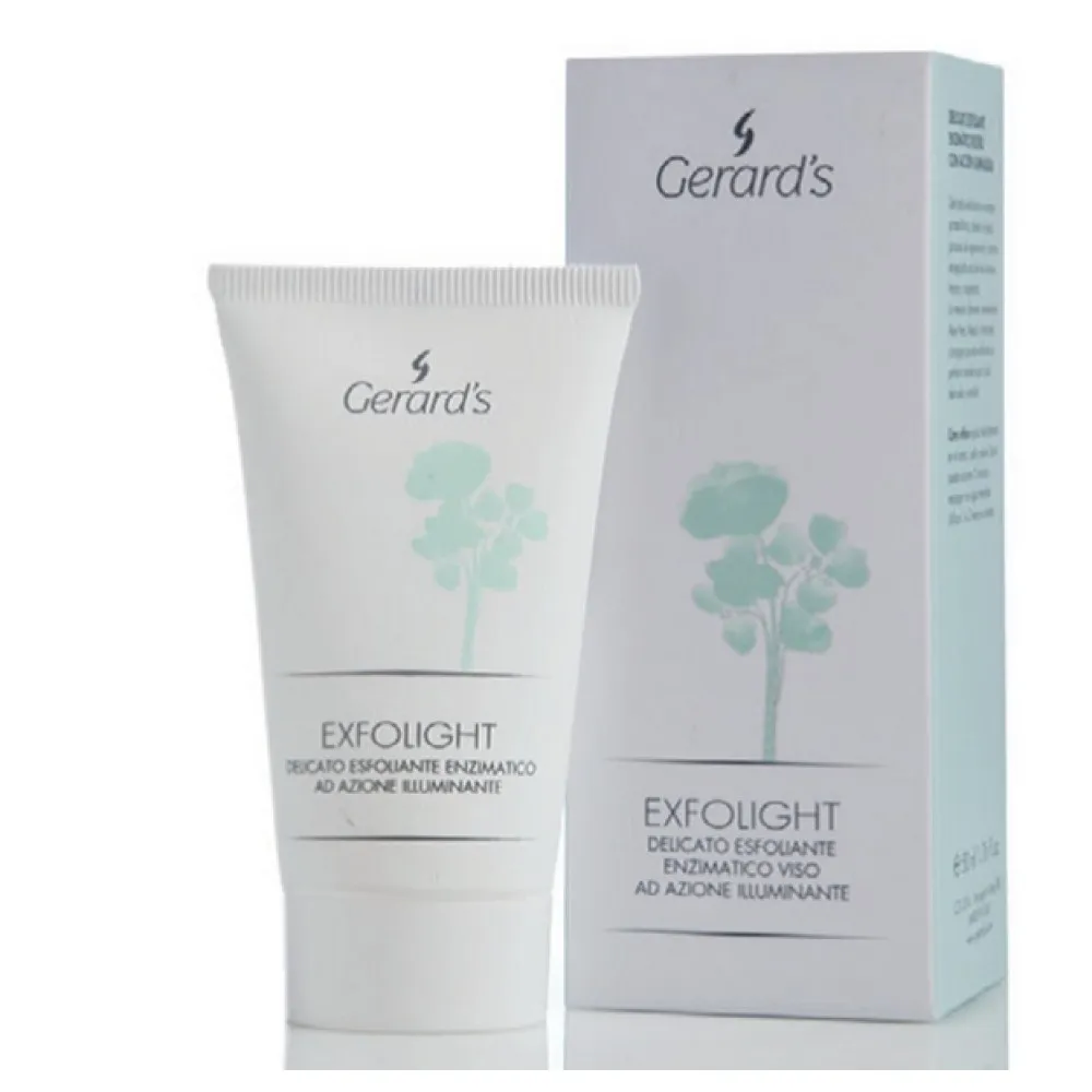 GERARD'S Must-Have Face EXFOLIGHT – ensüümikoorija kohese uuendava toime ja kumava naha efektiga, 50 ml