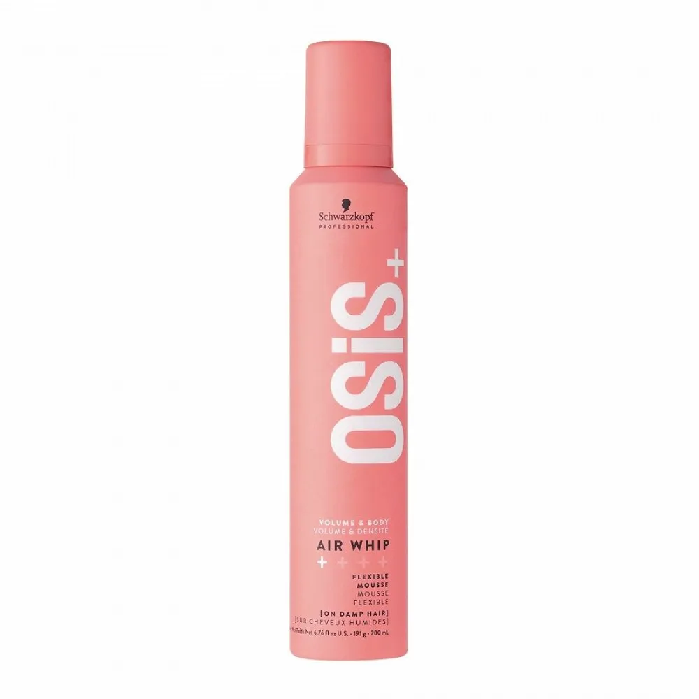 Schwarzkopf Professional OSIS+ Air Whip Mousse - elastse hoidvusega juuksevaht, 200 ml