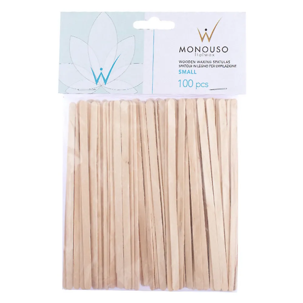 ItalWax väikesed puidust spaatlid, 100 tk.