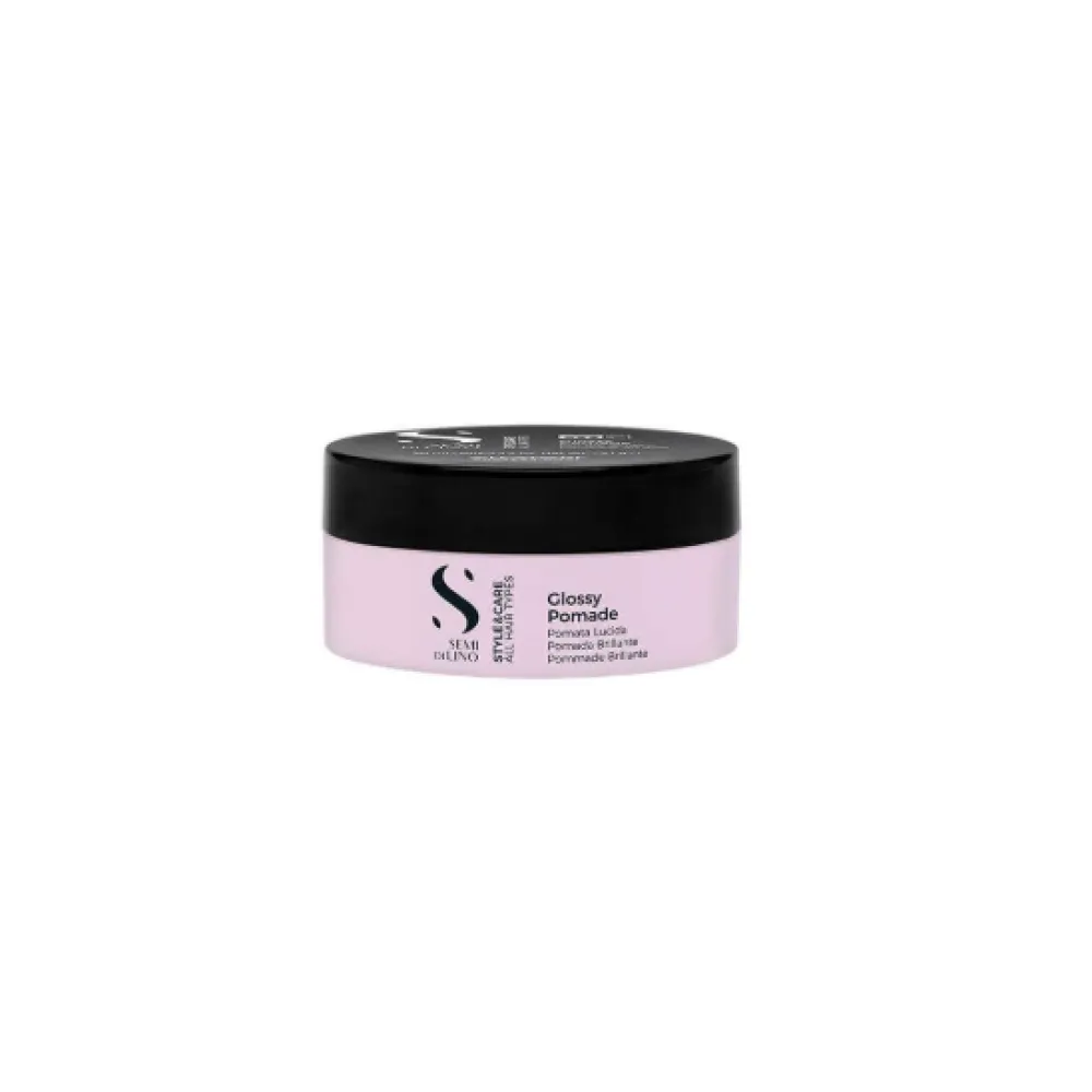 Alfaparf Semi Di Lino Style & Care Glossy Pomade - Juuksevaha läike andmiseks, 90 ml