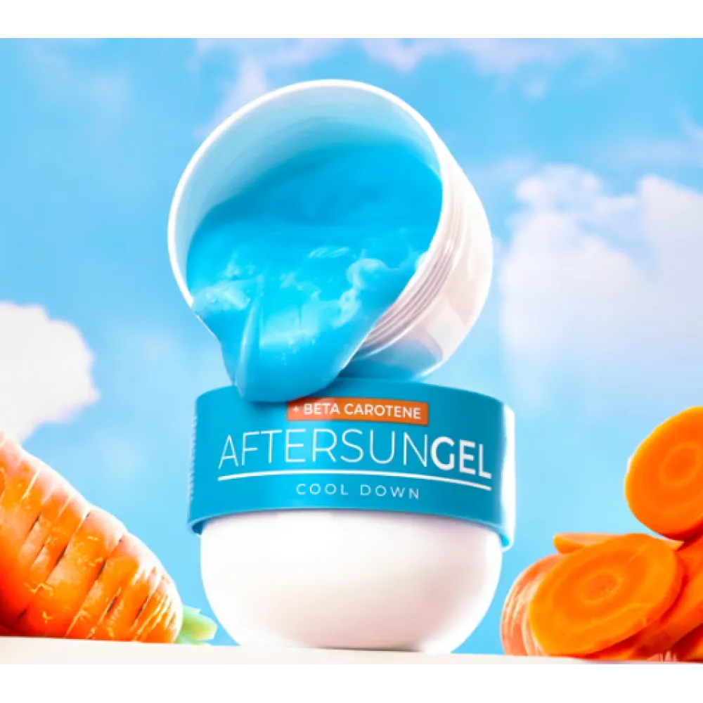 BYROKKO Shine Brown Beta Carotene After Sun geel – jahutav hooldusgeel pärast päevitamist, 200 g