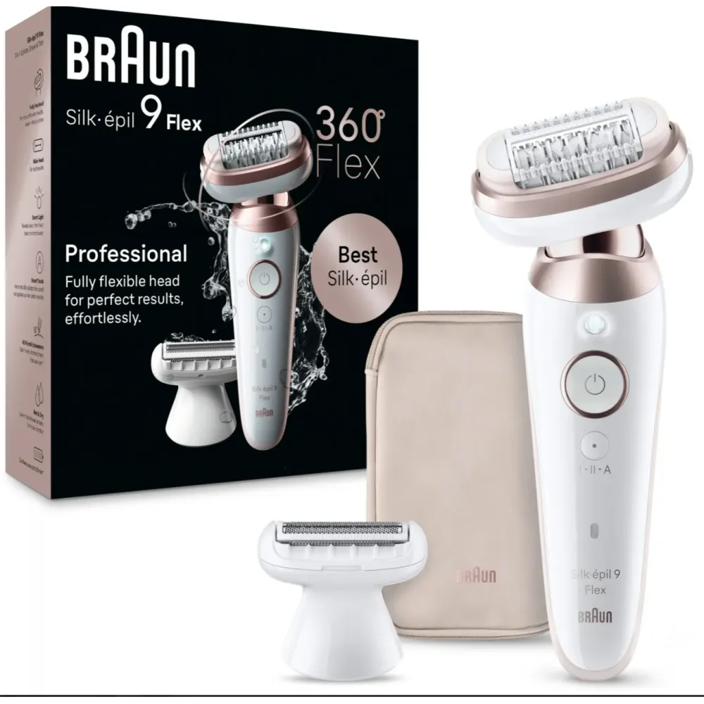 BRAUN Silk 9 epilaator SES9-030, komplektis otsikud
