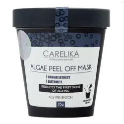 CARELIKA Algea Peel Off Mask Caviar Extract - kiletõmbav mask säravale ja helendavale nahale musta kaviari ekstraktiga, 25 g