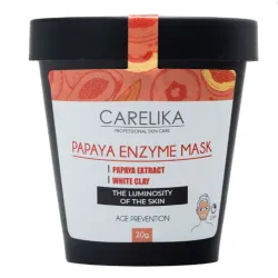 CARELIKA Papaya Enzyme Mask - papaia ensüümimask valge saviga, 20 g
