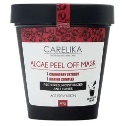 CARELIKA Algea Peel Off Mask Cranberry Extract - filmvormiv vananemis- ja põletikuvastane mask, 40 g