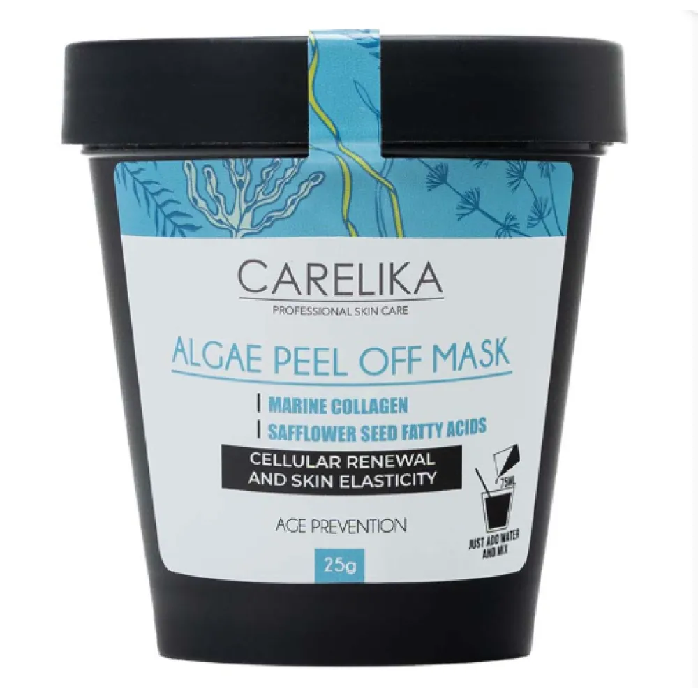 CARELlKA Vetikast kooriv mask — merekollageen, 25 g