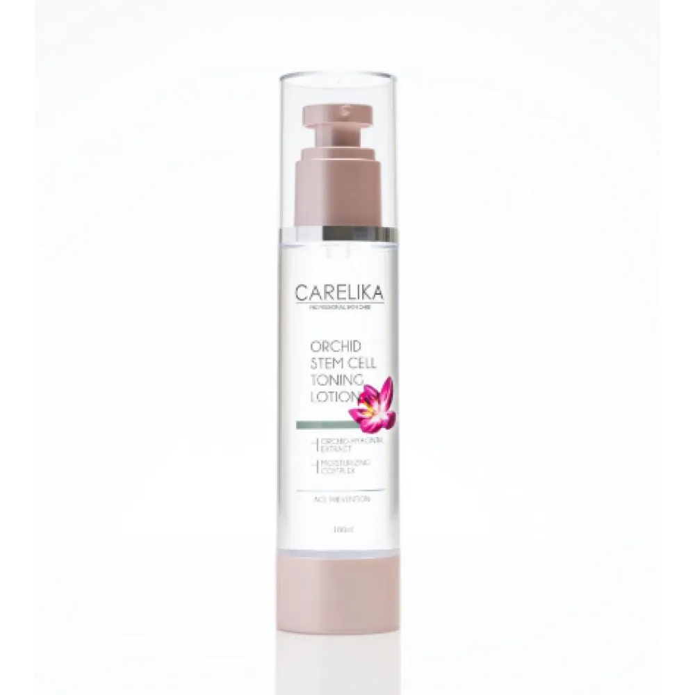 CARELIKA Orchid Stem Cell Toning Lotion — toniseeriv losjoon orhidee tüvirakkudega, alkoholivaba, 100 ml
