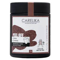 CARELIKA Shaker Peel Off Mask Argan-Ghassoul – argaani-ghassouli kiletõmmatav savimask, 20 g