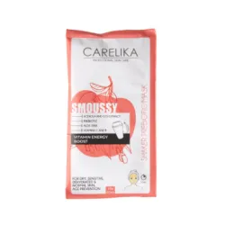 CARELIKA Shaker Prebiotic Smoussy Mask Acerola and Goji — vitamiinirikas vahtšehkeri mask prebiootikumidega, 15 g