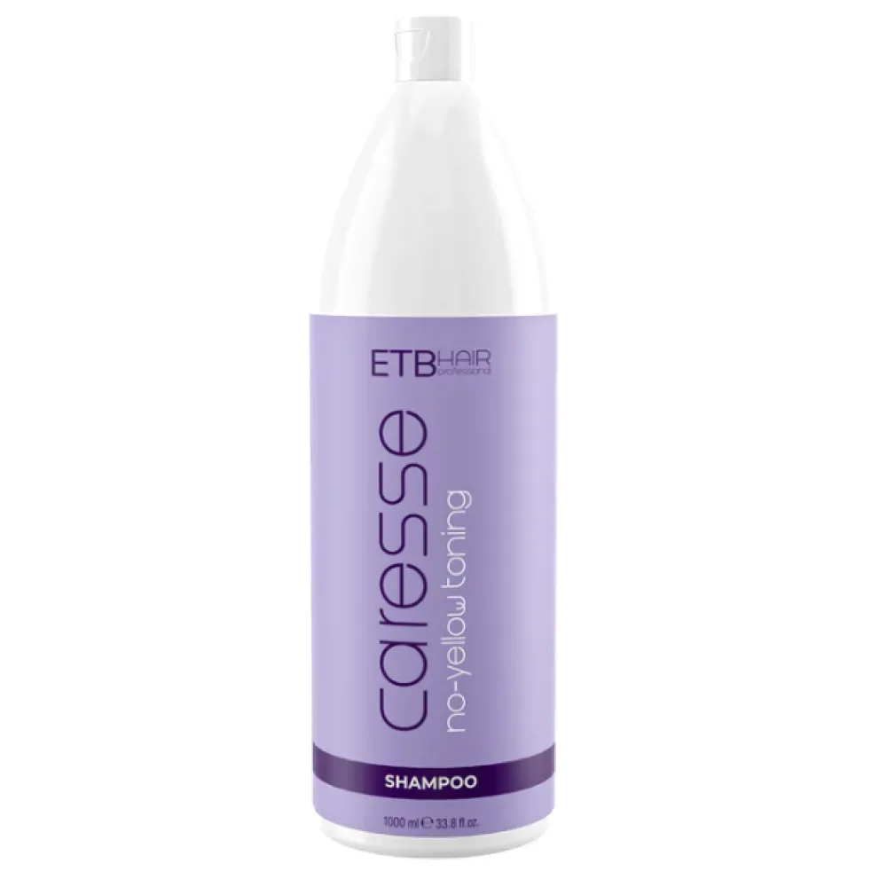 ETB CARESSE No-Yellow Toning Shampoo, 1000ml