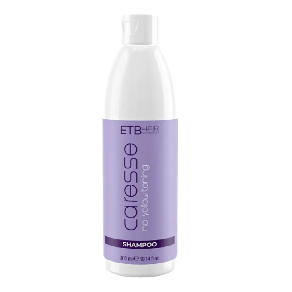 ETB CARESSE No-Yellow Toning Shampoo, 300ml