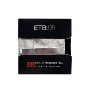 ETB Aluminium pop-up embossed Foil, 300pcs
