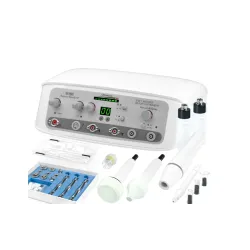 Darsonvaliseerimise, ultraheli-, mikrodermabrasiooni-, vaakumi- ja pihustiaparaat ELEGANTE 1897