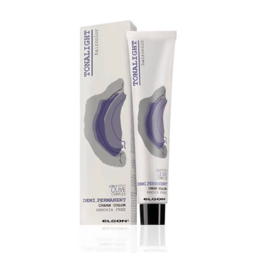 ELGON Tonalight - Professionaalne ammoniaagivaba tooniv juuksevärv, 9.01 - Labai šviesi natūrali peleninė blondinė