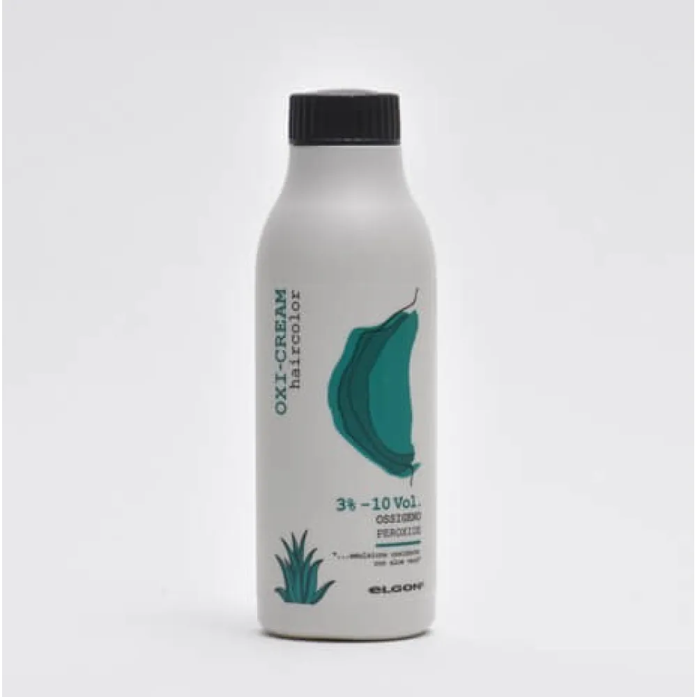 ELGON Oxi-cream haircolor 3% – oksüdeeriv emulsioon aaloeekstraktiga, 125 ml