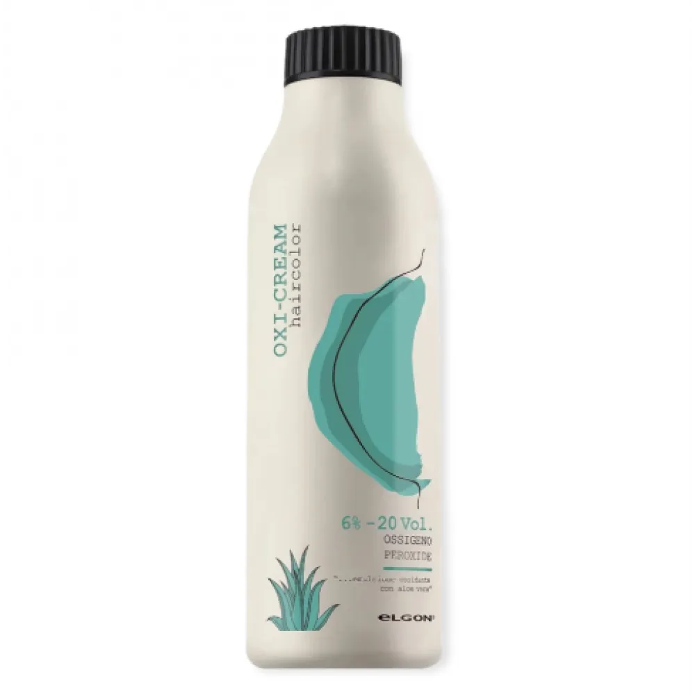 ELGON Oxi-cream haircolor 6% - oksüdeeriv emulsioon aaloega, 125 ml