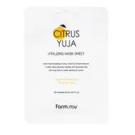FarmStay Citrus Yuja Vitalizing Mask - värskendav lehemask yuzu-ekstraktiga